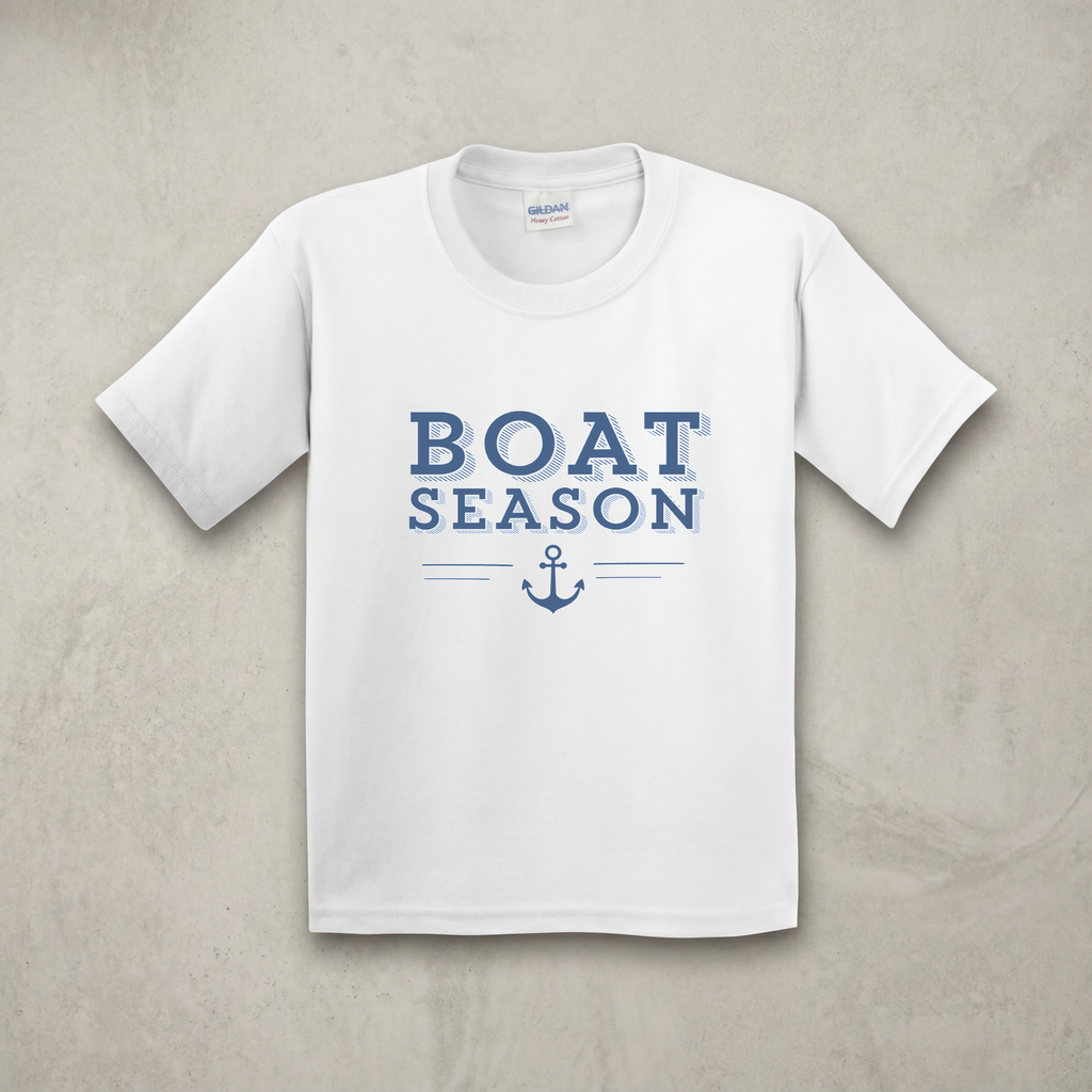 Youth Heavy Cotton™ T-Shirt - Gildan 5000B - Boat Season