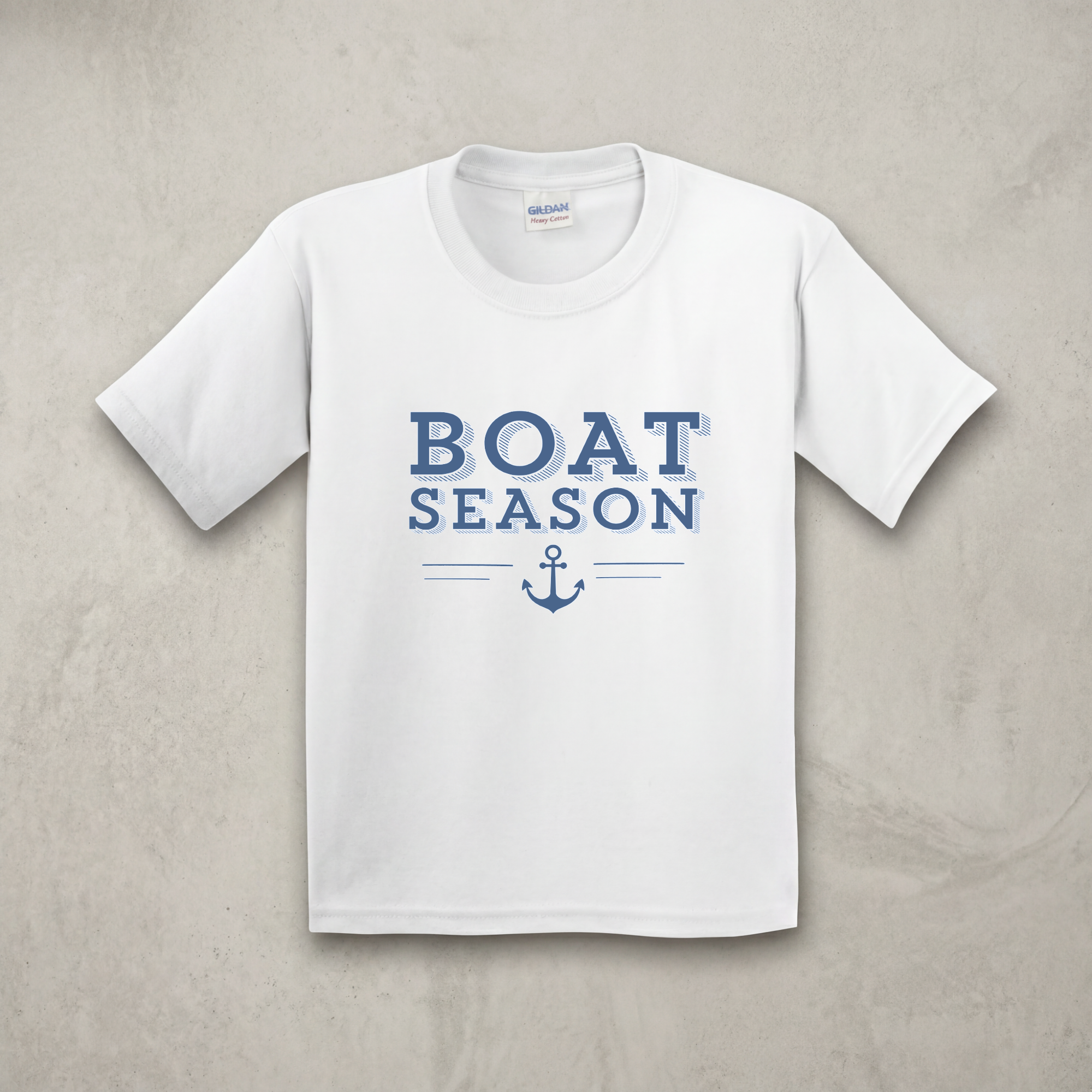 Youth Heavy Cotton™ T-Shirt - Gildan 5000B - Boat Season