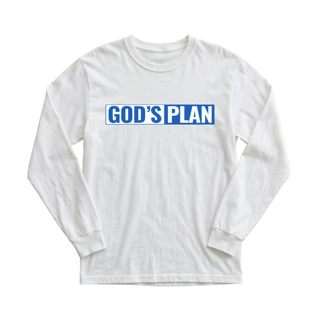 Unisex Ultra Cotton® Long Sleeve T-Shirt - God's Plan Design