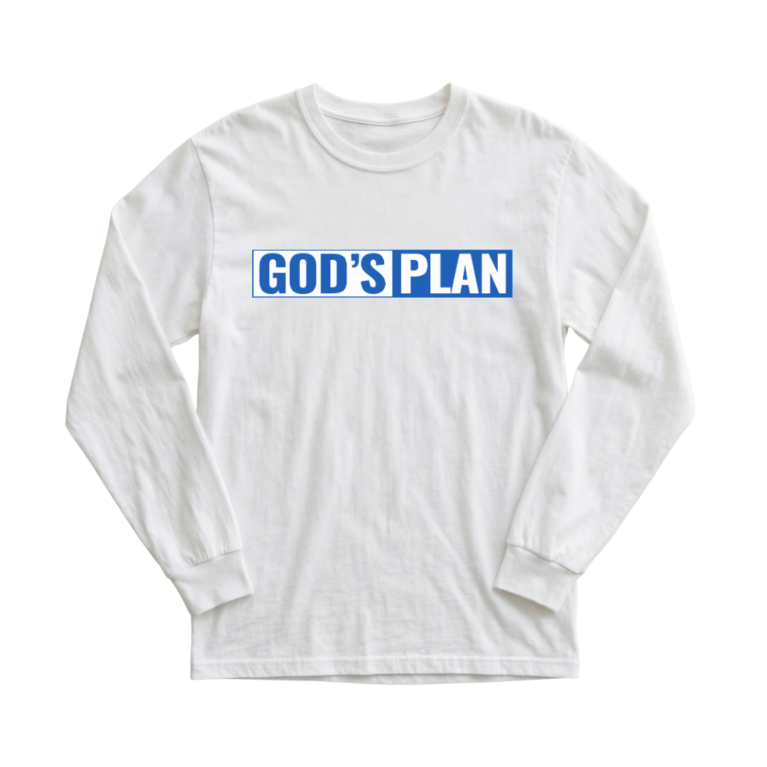 Unisex Ultra Cotton® Long Sleeve T-Shirt - God's Plan Design