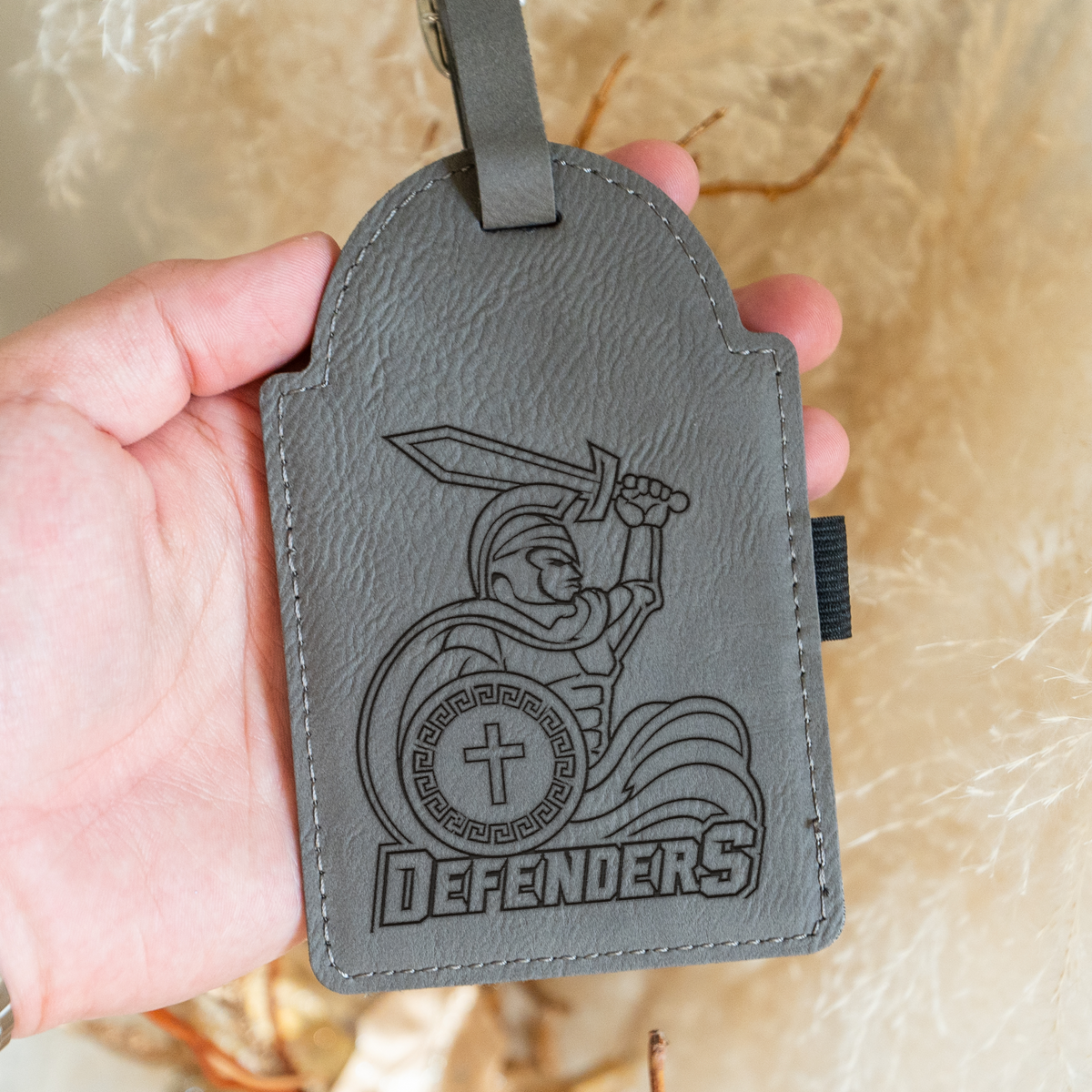 Vegan Leather Golf Tag