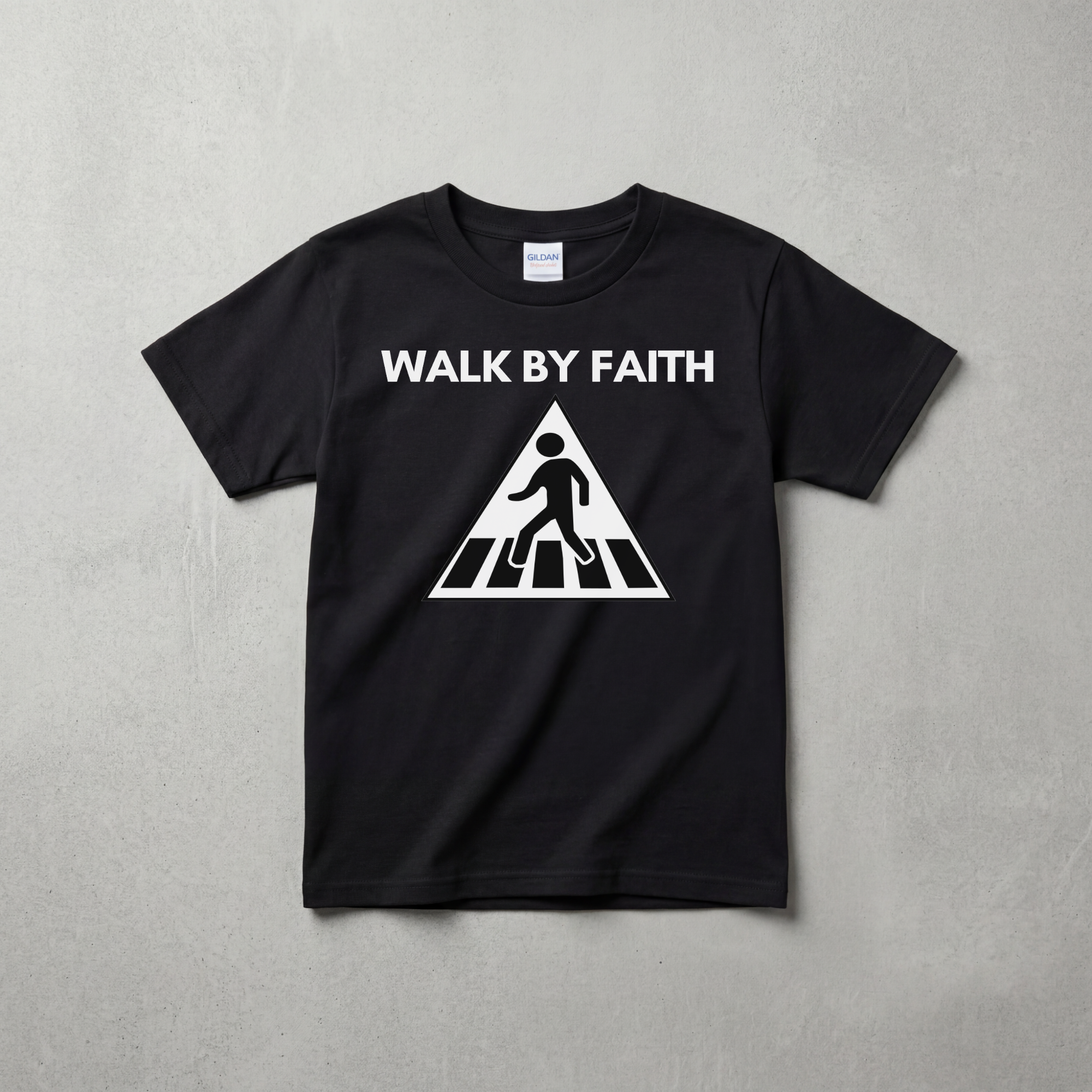 Youth Heavy Cotton™ T-Shirt - Walk by Faith Design
