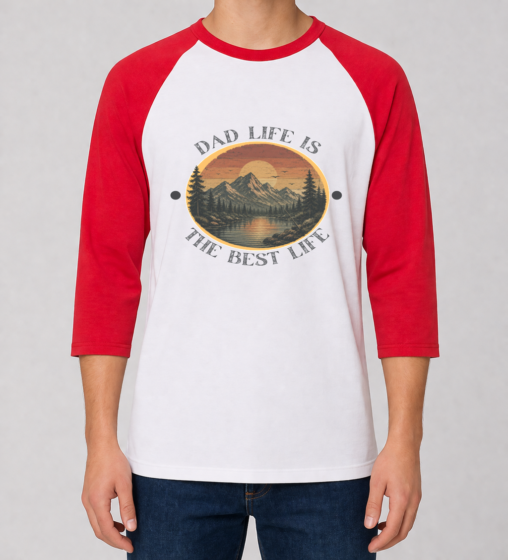 Unisex Heavy Cotton™ Raglan Three-Quarter Sleeve T-Shirt - Gildan 5700