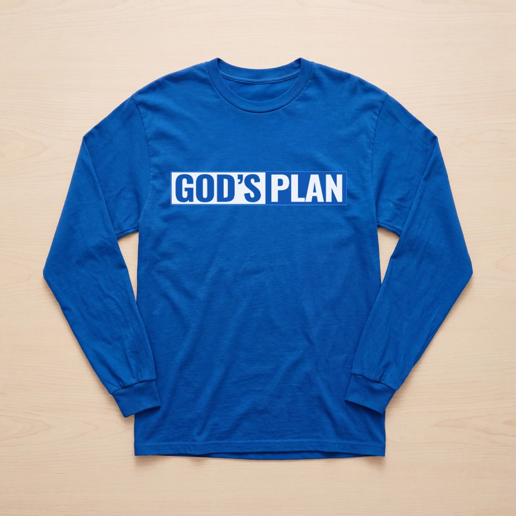 Unisex Ultra Cotton® Long Sleeve T-Shirt - God's Plan Design