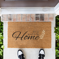 Welcome Home Floral Doormat