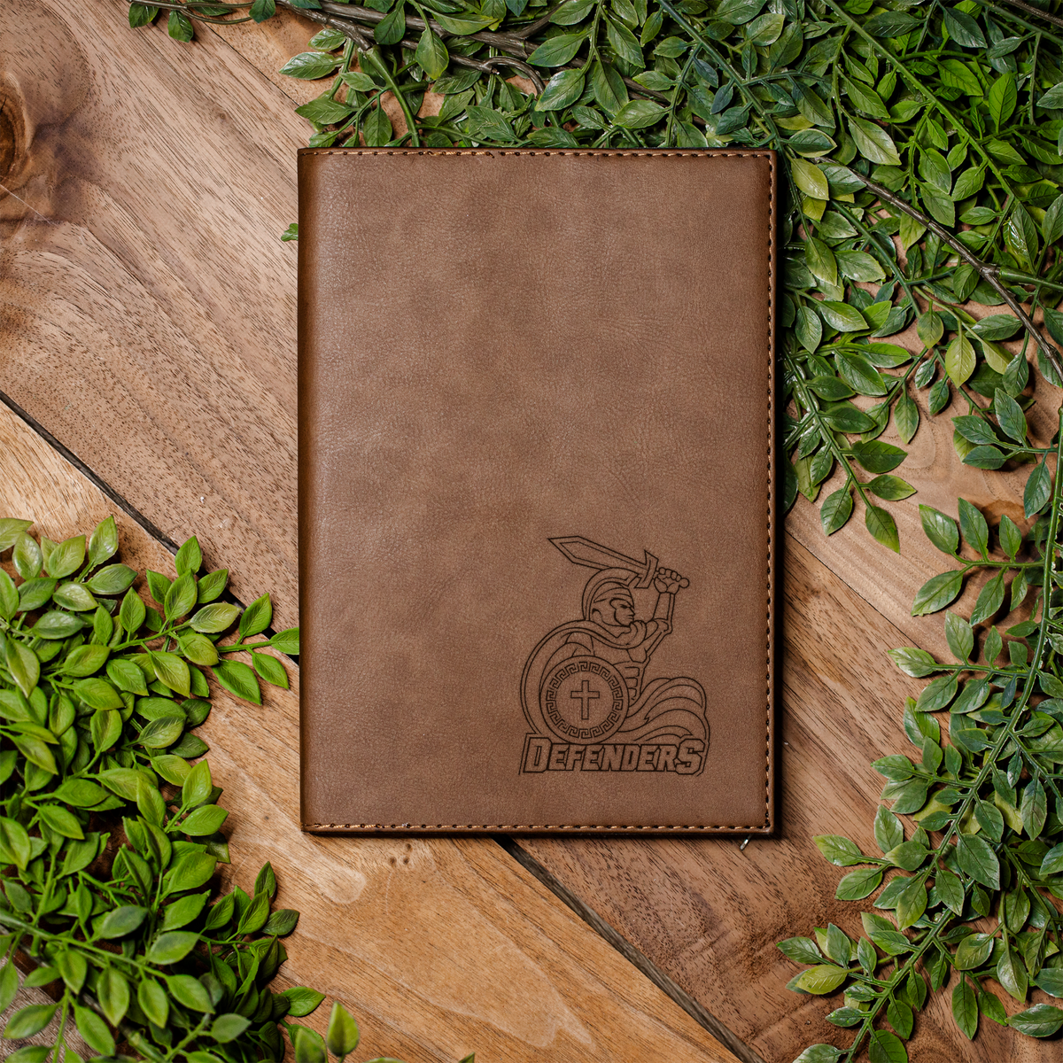 ACA - DEFENDERS - ACADIANA CHRISTIAN ATHLETICS Gold Decision Coin Leather Journal