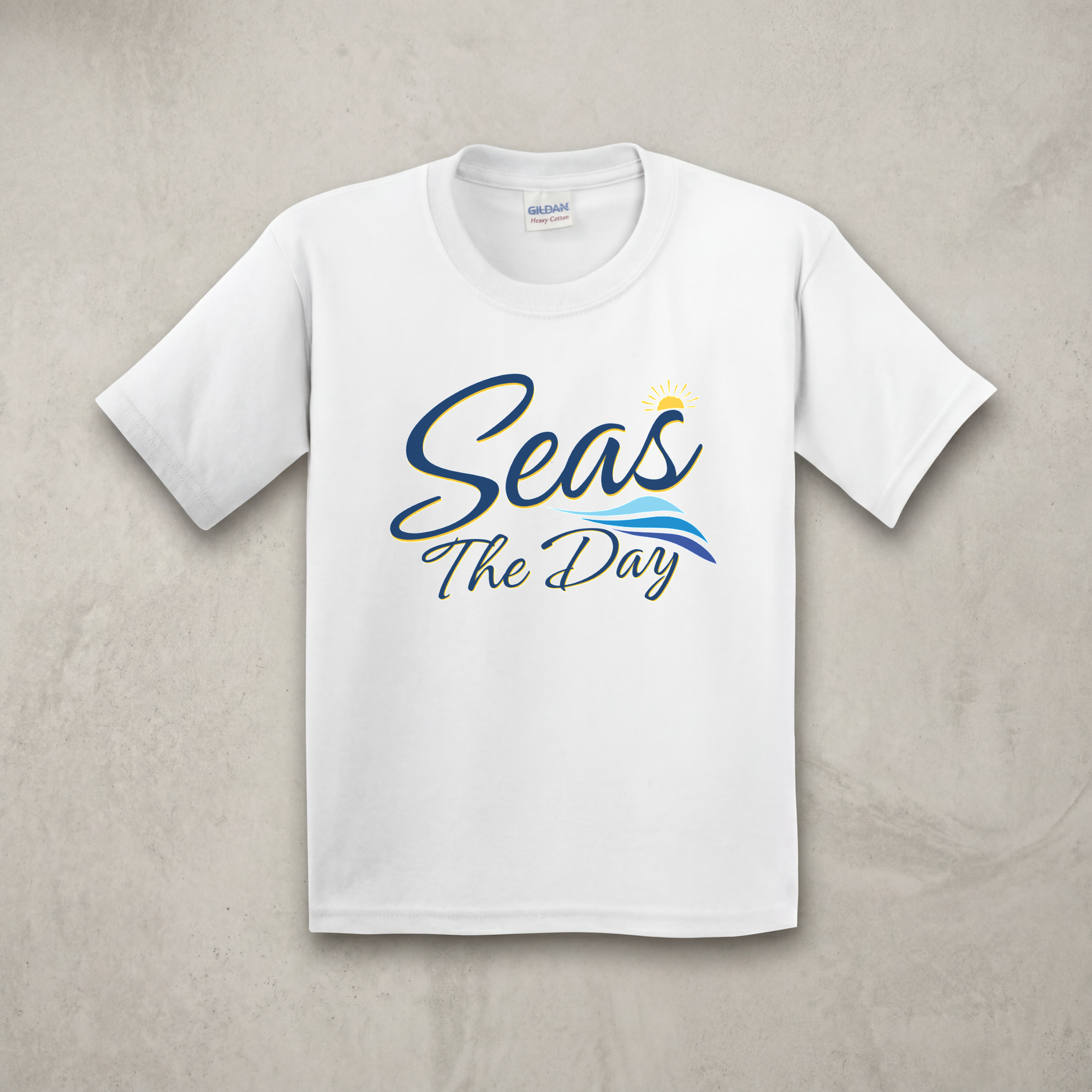 Youth Heavy Cotton™ T-Shirt - Gildan 5000B - Seas the Day