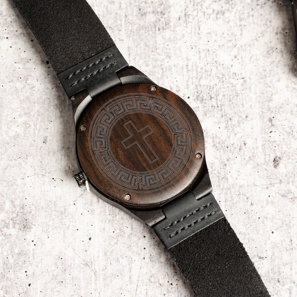 Defender Shield of Faith Wood Watch