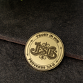 Gold Decision Coin, Inspirational Christian Gift, Trust in Him, Proverbs 3:5-6, Motivational Keepsake