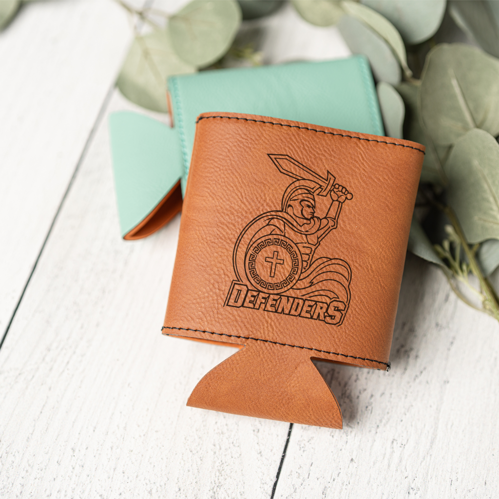 Aca Defenders Leather Beverage Holder