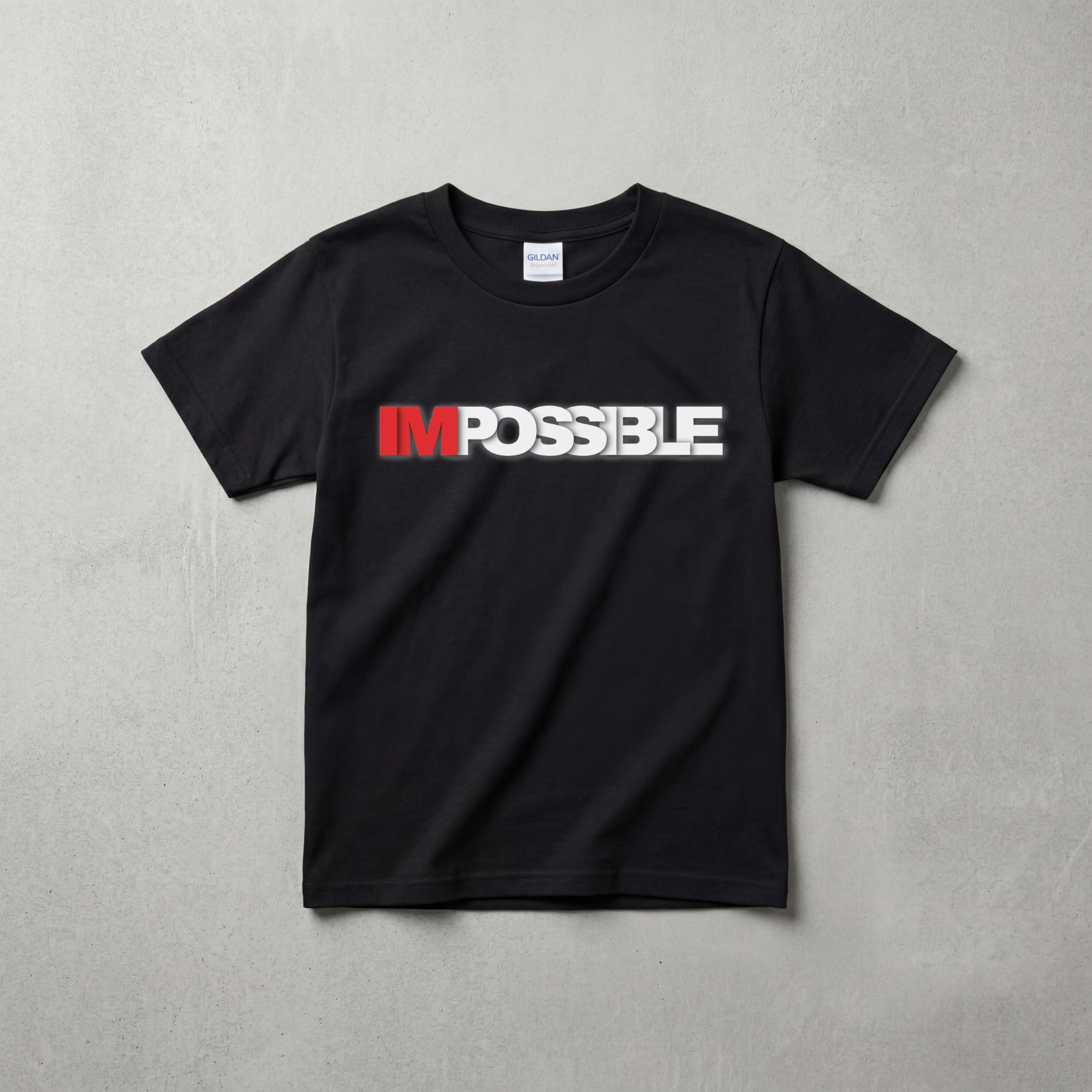 Youth Heavy Cotton™ T-Shirt - Gildan 5000B - 'IMPOSIBLE' Design