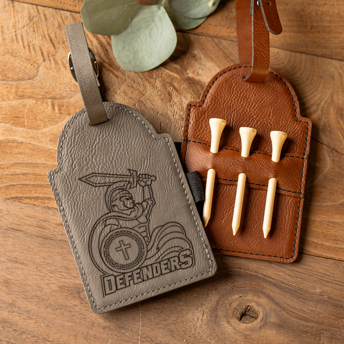 Vegan Leather Golf Tag