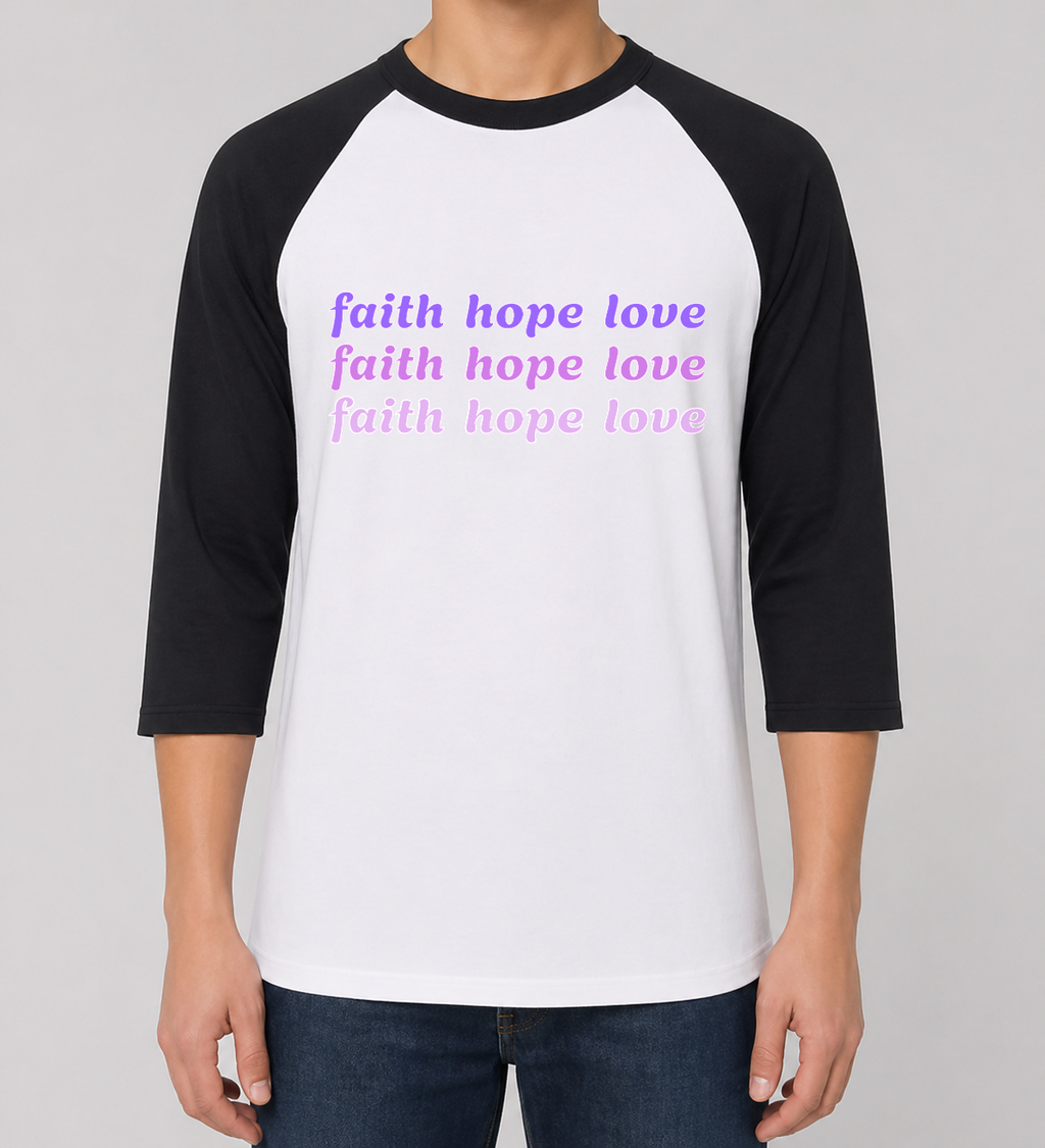 Unisex Heavy Cotton™ Raglan Three-Quarter Sleeve T-Shirt - Gildan 5700