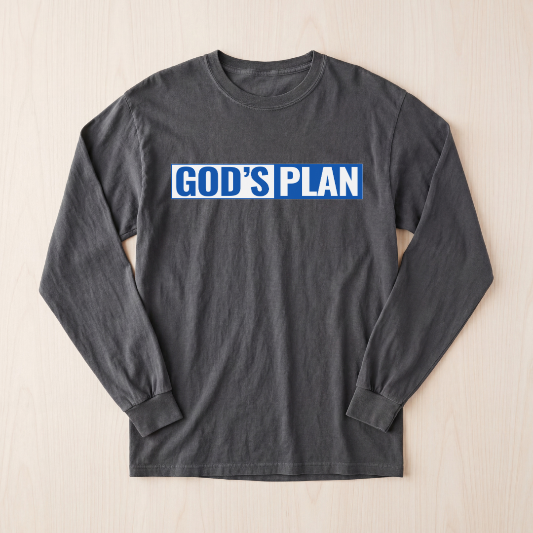 Unisex Ultra Cotton® Long Sleeve T-Shirt - God's Plan Design