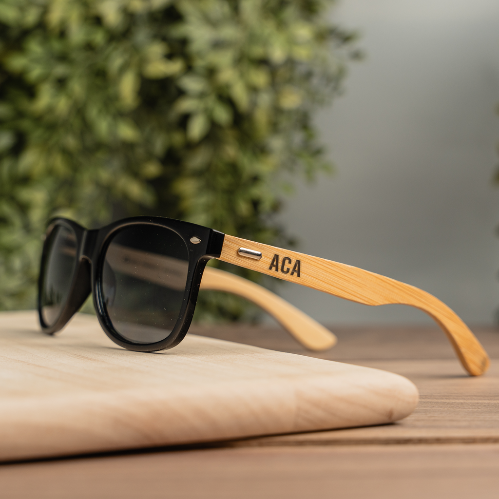 ACA - Acadiana Christian Athletics - Bamboo Frame Sunglasses