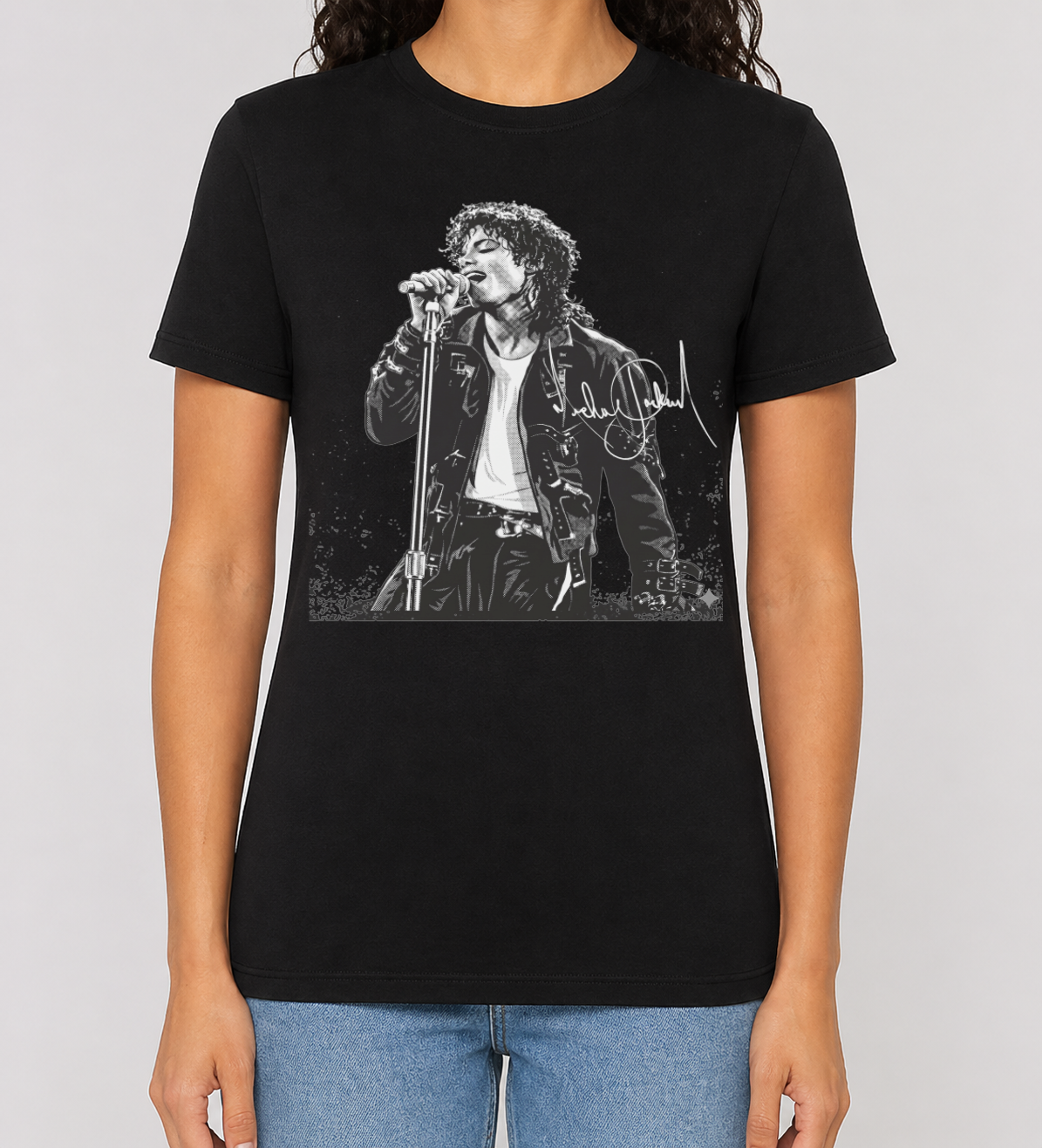 Unisex Essential-T Michael Jackson T-Shirt Hanes 5280, Comfortable Cotton Tee, Graphic Design