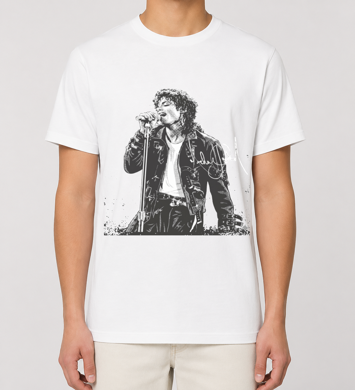 Unisex Essential-T Michael Jackson T-Shirt Hanes 5280, Comfortable Cotton Tee, Graphic Design
